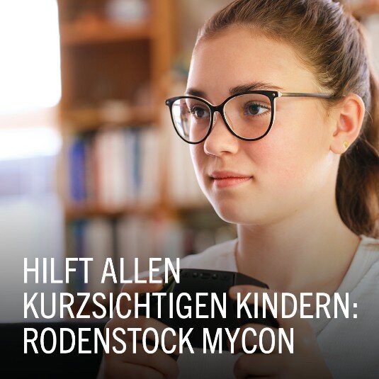 Rodenstock Mycon Myopiebrillengläser für Kurzsichtige Kinder